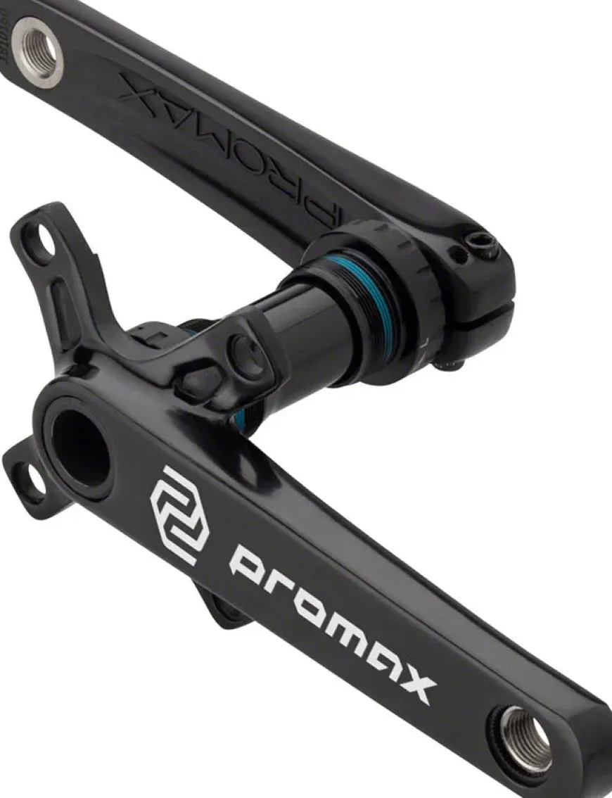 Promax CF-2 Crankset - 170mm 24mm Spindle 2-Piece 68mm English BB Included BLK