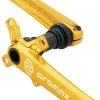 Promax CF-2 Crankset - 165mm 24mm Spindle 2-Piece 68mm English BB Included Gold