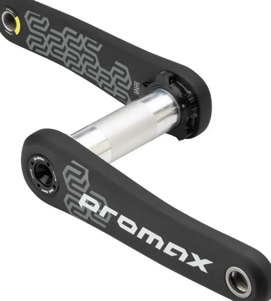 Promax CK-1 Carbon Crankset - 175mm 2-PC Direct Mount SRAM 3-Bolt 30mm Spindle BLK