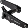 Promax HF-2 Crankset - 177.5mm 24mm Spindle 2-Piece Black