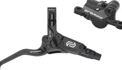 Promax Solve DSK-923 Disc Brake Lever Set - Rear 2-Piston Hydraulic Post Mount BLK