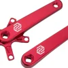 Promax SQ-1 Crank Arm Set - 150mm Square Taper JIS Spindle Interface 110mm BCD Red