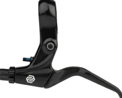 Promax XL-378 Brake Lever Set - Long Pull 2-Finger Tooled Reach Adjust For Linear Pull Brakes BLK