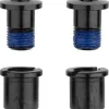 RaceFace Chainring Bolt Pack Set of 4 12.5mm Bolt/Nut Black