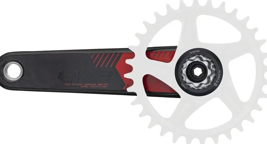 RaceFace ERA Crankset - 175mm Direct Mount 136mm Spindle CINCH Interface Carbon Red
