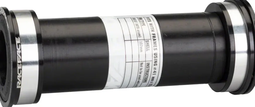 RaceFace EXI BB124 Bottom Bracket 41mm ID x 124mm Shell x 24mm Spindle Double Row Bearing External Seal
