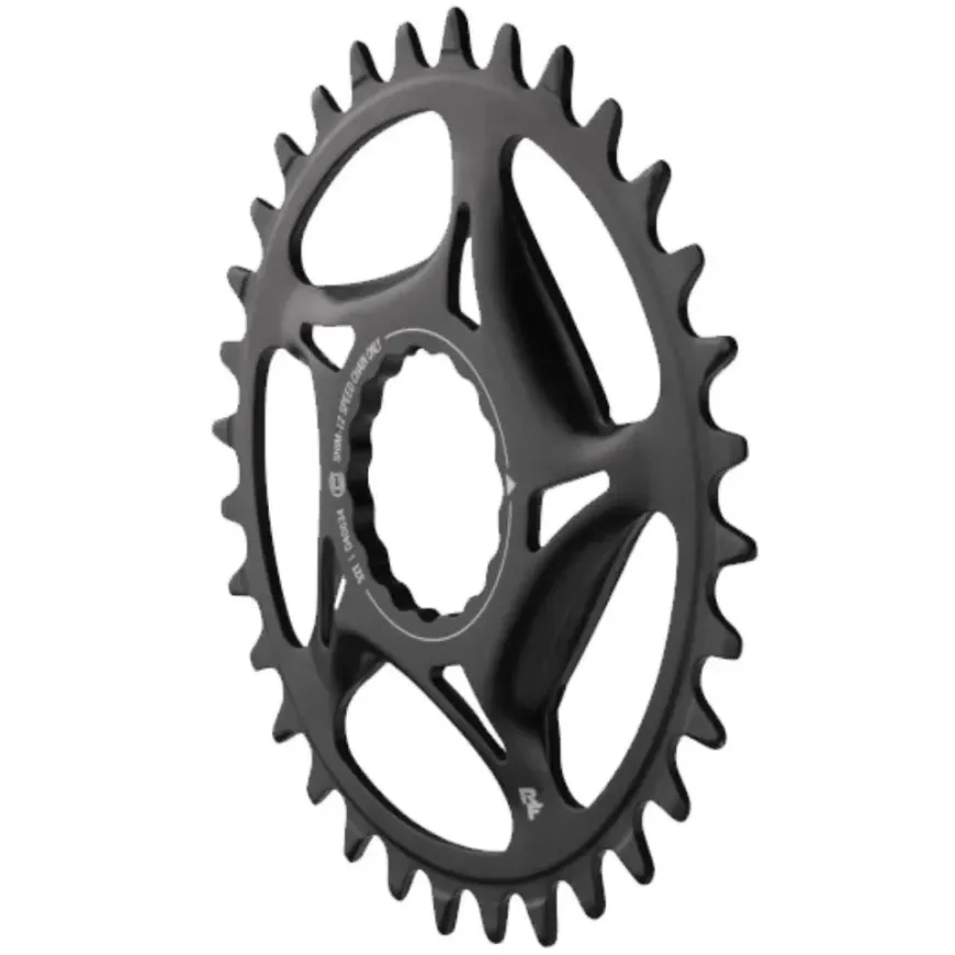 RaceFace Narrow Wide Direct Mount CINCH Steel Chainring - Shimano 12-Speed requires Hyperglide+ compatible chain 32t BLK