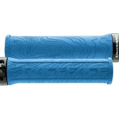 RaceFace RaceFace Half Nelson Grips - Blue Lock-On