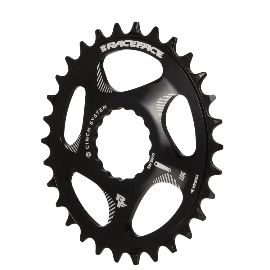 RaceFace RaceFace Narrow Wide Oval Chainring: Direct Mount CINCH 30t Black
