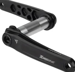 RaceFace Turbine Crankset - 160mm Direct Mount 143mm Spindle CINCH Interface 7050 Aluminum BLK