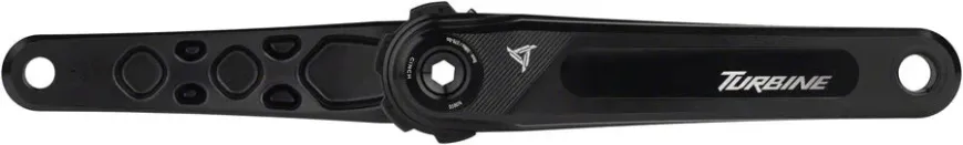 RaceFace Turbine Crankset - 160mm Direct Mount 143mm Spindle CINCH Interface 7050 Aluminum BLK