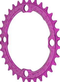 RaceFace 1x Narrow Wide Chainring - 36t 104 BCD 10-12 Speed 7075 Aluminum Purple