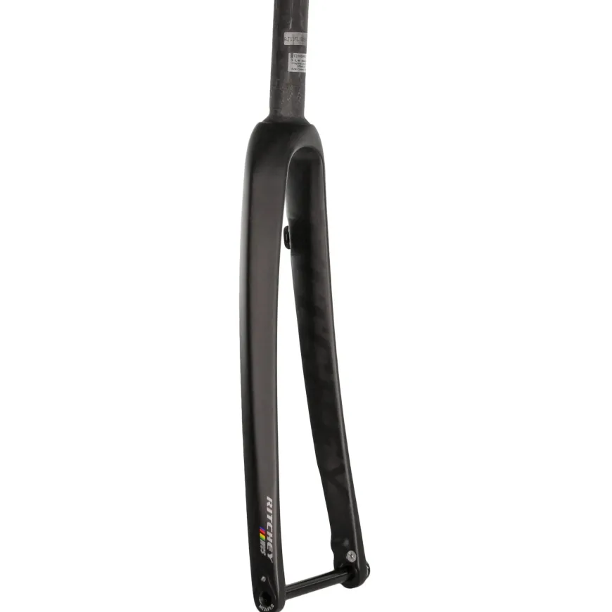 Ritchey WCS Carbon Road Disc Fork - 1-1/8" 46mm Rake Flat Mount 12mm Thru x 100mm BLK