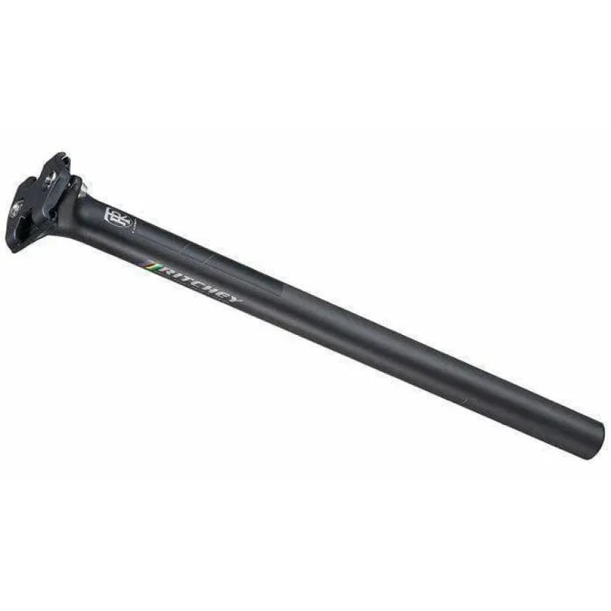 Ritchey WCS Zero Carbon Seatpost: 27.2 400mm Zero Offset Black