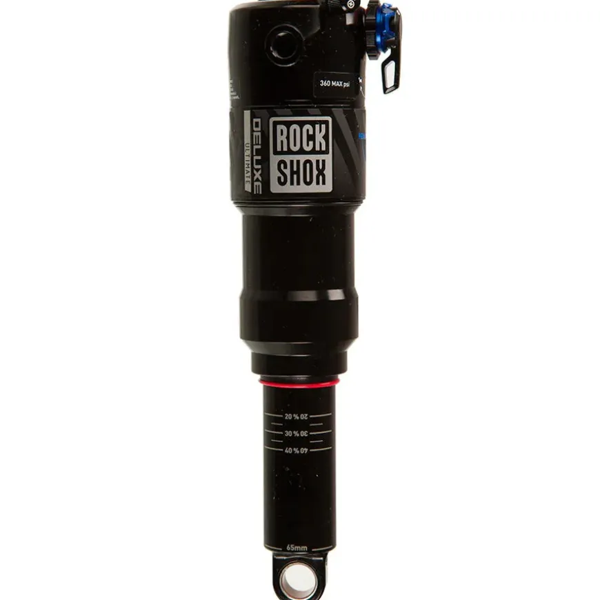 RockShox Deluxe Ultimate RCT Rear Shock - 185 x 50mm Linear XL 4 Neg/0 Pos Tokens Reb 55 / Comp 30 Lock Out 4 Trunnion/Std C2