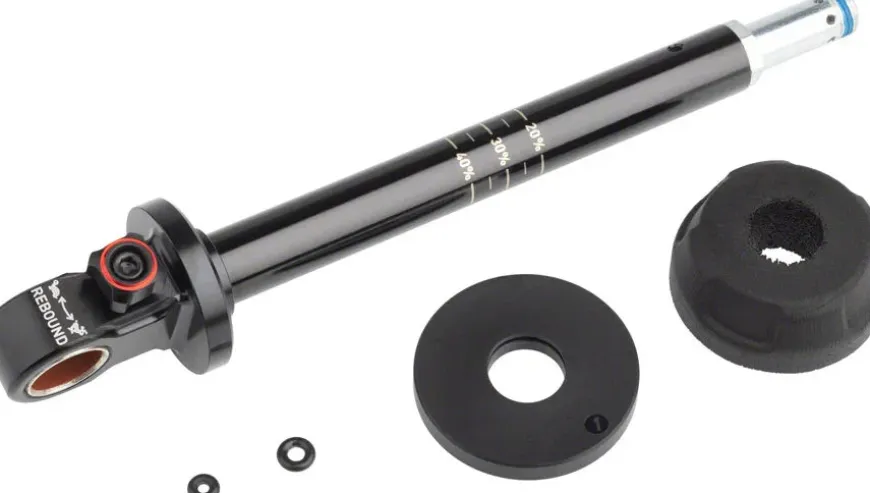 RockShox Rear Shock Damper Shaft Assembly - Super Deluxe Coil Standard Shaft Eyelet 75mm A1-A2