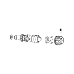 RockShox Rebound Adjuster Kit 11-14 Monarch Plus (B1)