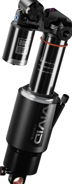 RockShox Vivid Ultimate DH RC2 Rear Shock - 225 x 75 mm Linear XL Air 2 Tokens Reb 55 / Comp 34 L/O 45 Standard Trunnion D1