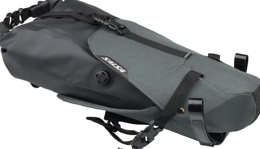 Salsa EXP Series Saguaro Seat Bag - Large Gray