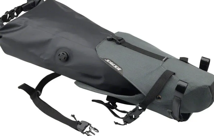 Salsa EXP Series Saguaro Seat Bag - Large Gray