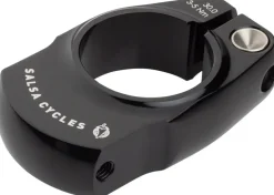 Salsa Rack-Lock Seatpost Clamp - 30.0mm Bolt-On Black