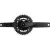 SAMOX X3 Bicycle Crankset - 175mm, 9-10 Speed, 36/22t, 104/64bcd, 24mm Spindle