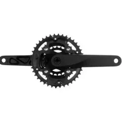 SAMOX X3s Bicycle Crankset - 175mm, 9/10 Speed, 40/30/22t, 96/64 BCD, JIS Square Taper Spindle Inferface