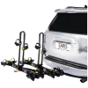 Saris Freedom Hitch Mount Rack 2 Bikes: 4 Max weight per bike: 60 lb for 2 closest - 35 lb for 2 furthest trays