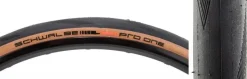 Schwalbe Pro One Tire - 700 x 25 Clincher Folding BLK/Transparent Evolution Super Race Addix Race V-Guard