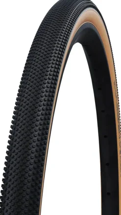 Schwalbe G-One Allround Tire - 700 x 35 Tubeless Folding BLK/Tan Performance Addix RaceGuard