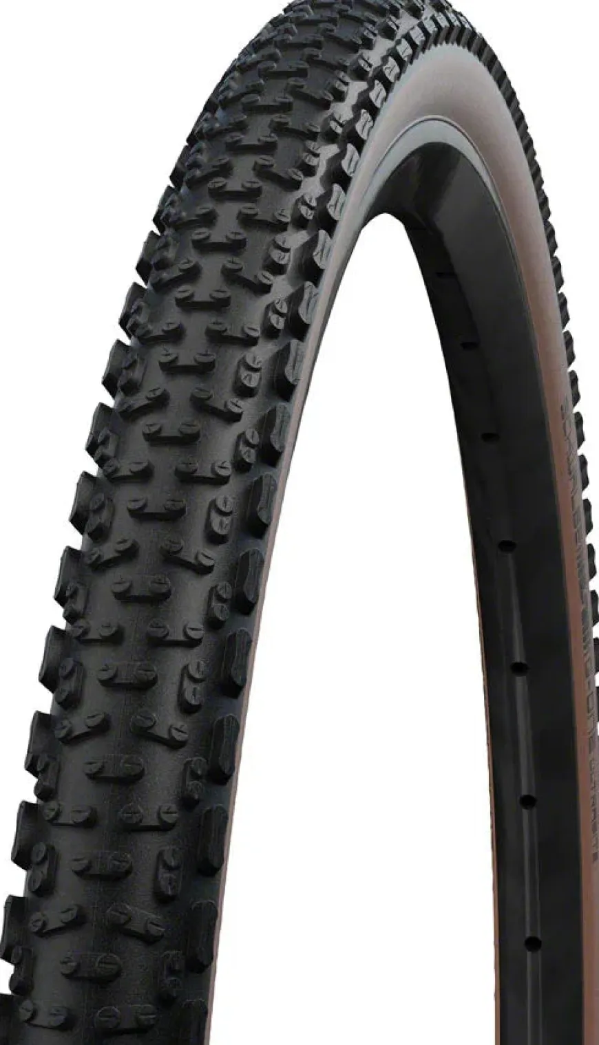 Schwalbe G-One Ultrabite Tire - 700 x 50 Tubeless Folding BLK/Bronze Performance Line Race Guard Addix