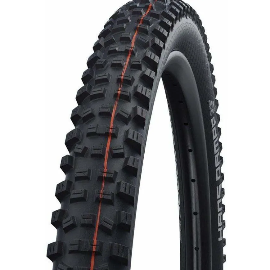 Schwalbe Hans Dampf II Addix Tire 27.5x2.60 Folding Tubeless Ready Addix Soft Super Gravity TL Easy Black