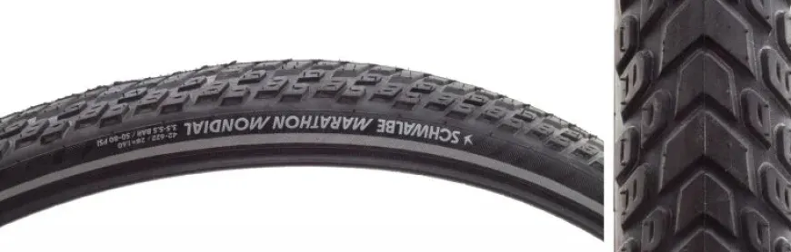 Schwalbe Marathon Mondial Tire, Performance Line RaceGuard Double Defense Addix - 700 x 42c