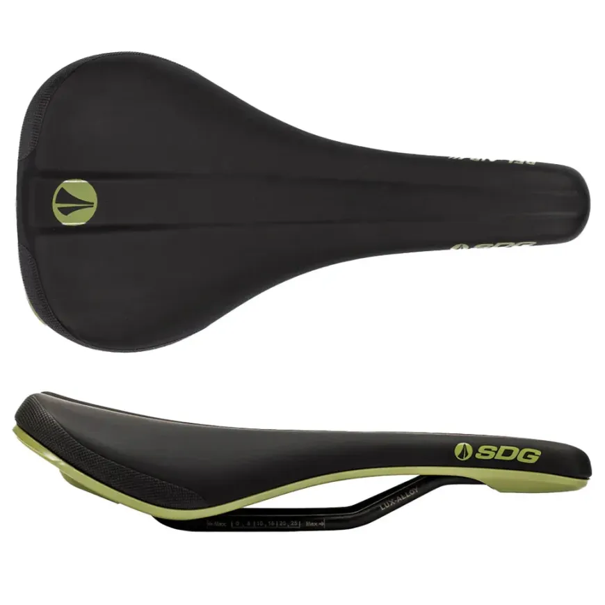 SDG Bel-Air V3 Saddle Lux Rails Matte Black/Olive Green
