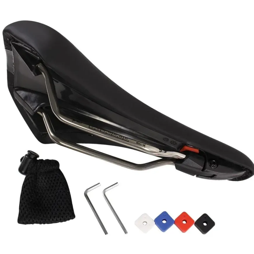 Serfas VAR-2 Chromoly Rails Adjustable Flex Bike Saddle