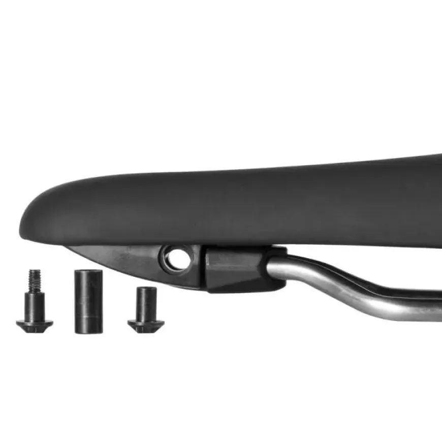Serfas VAR-2 Chromoly Rails Adjustable Flex Bike Saddle
