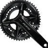 Shimano 105 FC-R7100 Crankset - 160mm 12-Speed 50/34t 110 Asymmetric BCD Hollowtech II Spindle Interface BLK