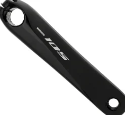 Shimano 105 FC-R7000 Crankset - 172.5mm 11-Speed W/O Rings 110 BCD Hollowtech Crank Arms Hollowtech II Spindle Interface BLK