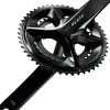Shimano 105 FC-R7100 Crankset - 175mm 12-Speed 52/36t 110 Asymmetric BCD Hollowtech II Spindle Interface BLK