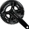 Shimano 105 FC-R7100 Crankset - 175mm 12-Speed 50/34t 110 Asymmetric BCD Hollowtech II Spindle Interface BLK