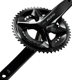 Shimano 105 FC-R7100 Crankset - 172.5mm 12-Speed 52/36t 110 Asymmetric BCD Hollowtech II Spindle Interface BLK