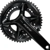 Shimano 105 FC-R7100 Crankset - 170mm 12-Speed 52/36t 110 Asymmetric BCD Hollowtech II Spindle Interface BLK