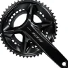 Shimano 105 FC-R7100 Crankset - 165mm 12-Speed 50/34t 110 Asymmetric BCD Hollowtech II Spindle Interface BLK