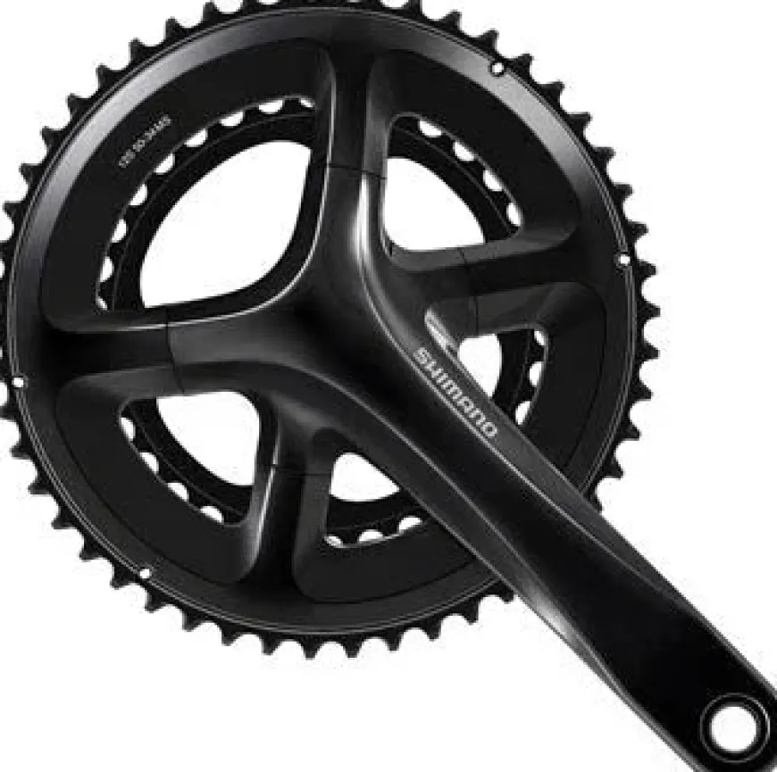Shimano 105 FC-RS520 Crankset - 175mm 12-Speed 50/34t 110 Asymmetric BCD Hollowtech II Spindle Interface BLK