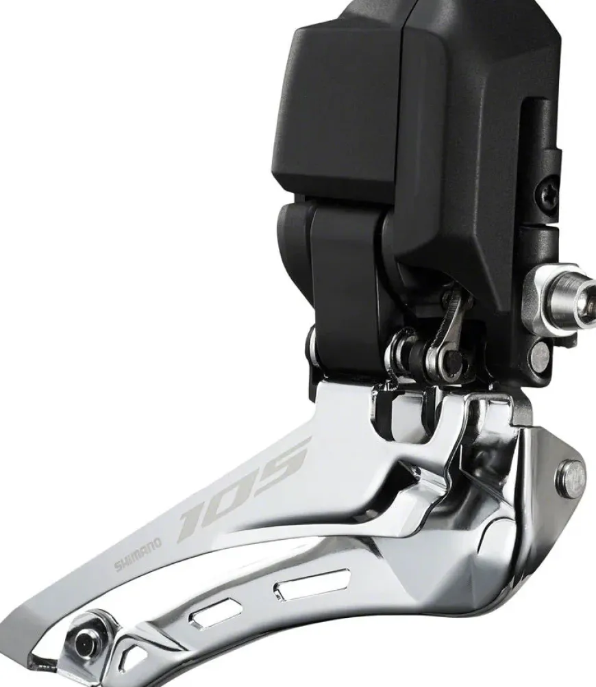 Shimano 105 FD-R7150 Di2 Front Derailleur - 2x For 2x12-Speed Braze-On Down-Swing BLK