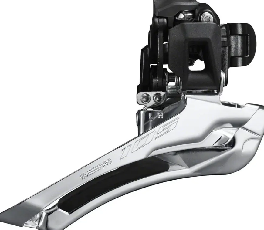 Shimano 105 FD-R7100-BS Front Derailleur - 12-Speed Double 31.8/28.6mm Band Clamp Down-Swing Down-Pull 52t Max