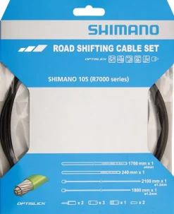 Shimano 105 R7000 OPTISLICK Shift Cable Set - Black