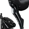 Shimano 105 ST-R7020 Left Standard Reach Double Hydraulic Brake/Shift Lever BR-R7070 Front Flat Mount Caliper Fork Adaptor