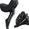 Shimano 105 ST-R7020 Right Standard Reach 11-Speed Hydraulic Brake/Shift Lever BR-R7070 Rear Flat Mount Caliper