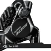 Shimano 105 ST-R7170-LE Di2 Shift/Brake Lever BR-R7170 Hydraulic Disc Brake Caliper - Front 2x Flat Mount Fork Adaptor BLK